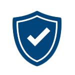 Symbol Schild mit Häckchen