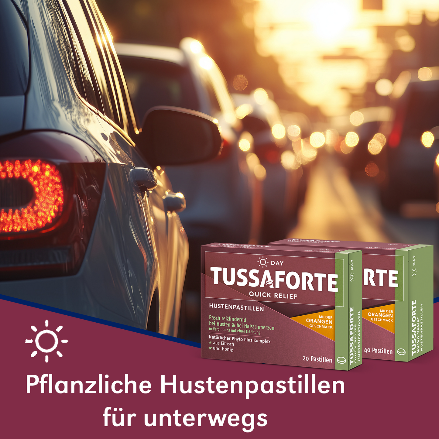 Tussaforte Quick Relief DAY Hustenpastillen